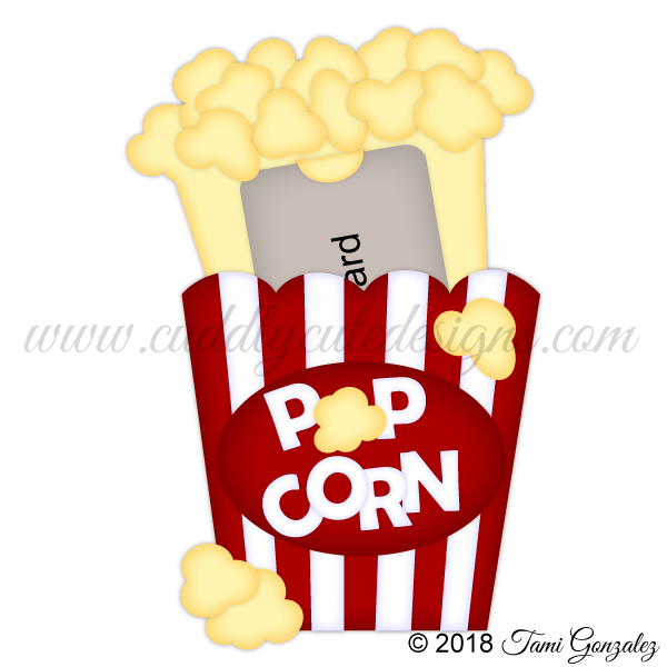 Popcorn Gift Card Holder