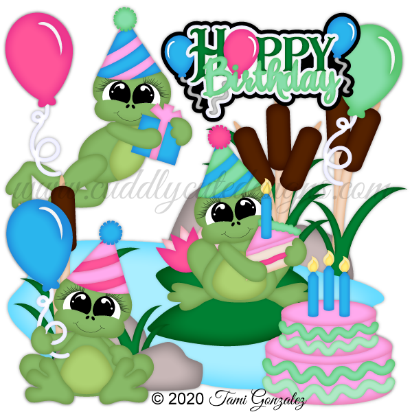 Birthday Frogs