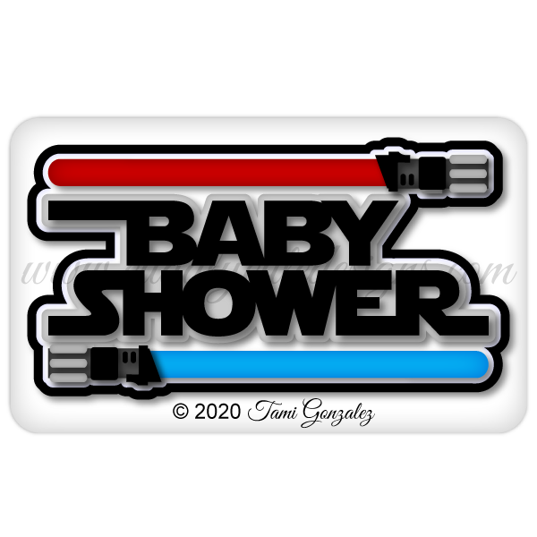 Galactic Baby Shower Title