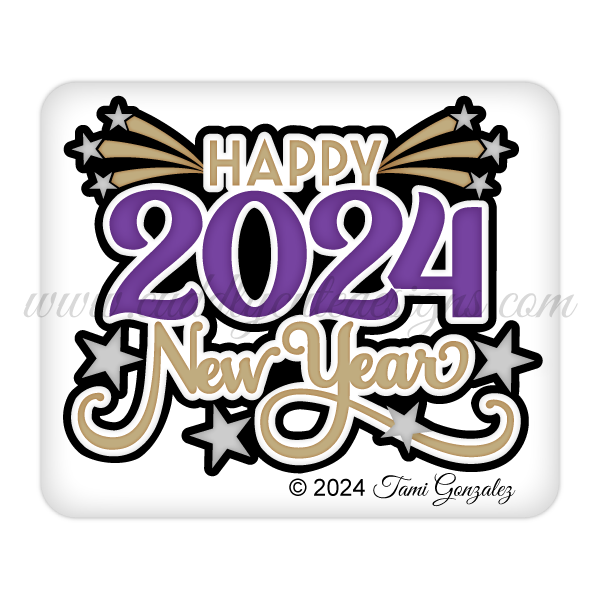 Happy 2024 New Year Title