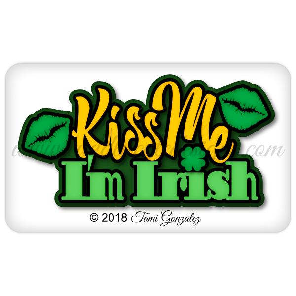 Kiss Me I'm Irish Title