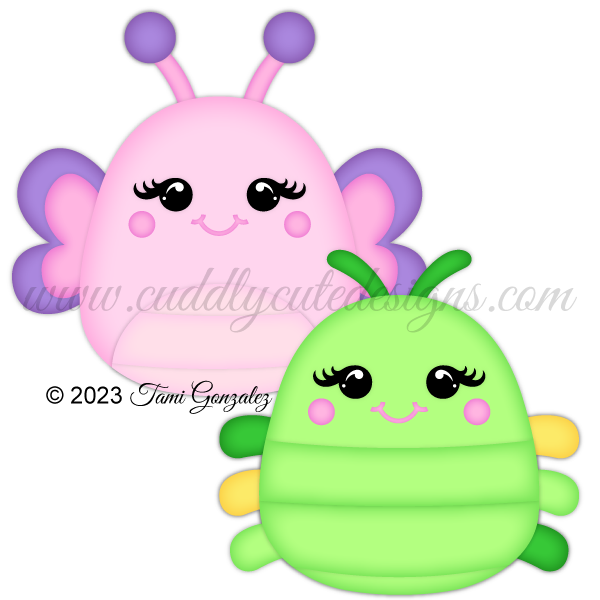 Squishables - Butterfly & Caterpillar