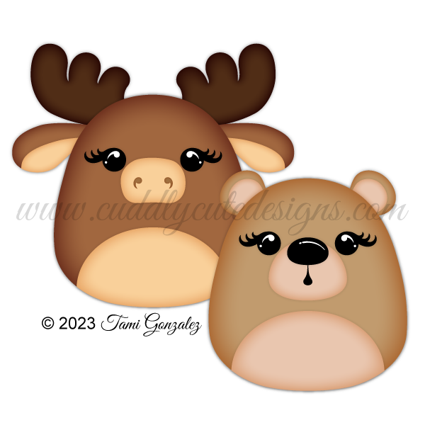 Squishables - Moose & Bear