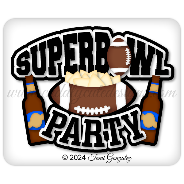Super Bowl Party Title