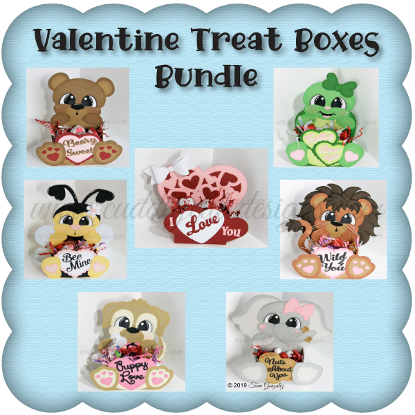 Valentine Treat Boxes Bundle