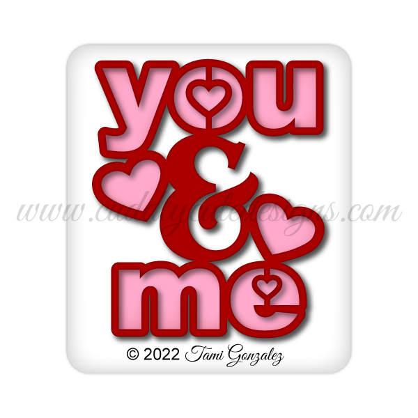 You & Me Outline Title